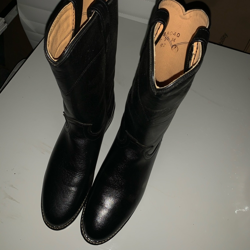 Miss Rodeo USA Leather Cowgirl Boots